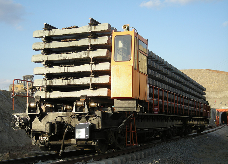 DJ型鋪軌機(jī)二號(hào)車運(yùn)輸軌排